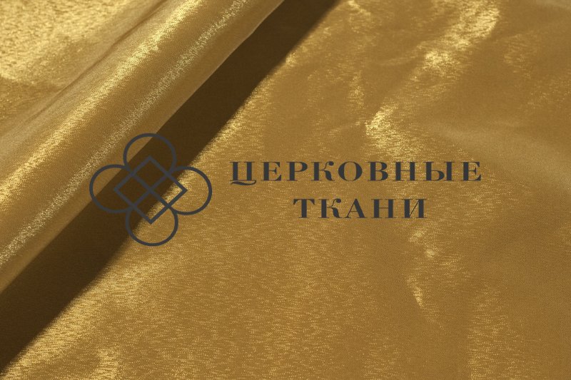 парча темно-золотая