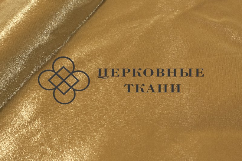 01-04 Парча блестящая золотая