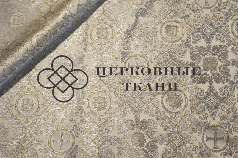 church-brocade-gold-silver-ornament