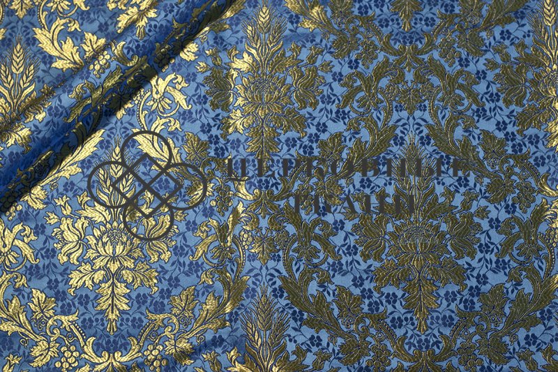 brocade-with-flowers-blue-gold