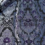 silk-brocade-black-silver-blue-flowers
