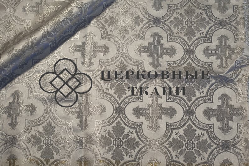 Church-fabric-white-silver