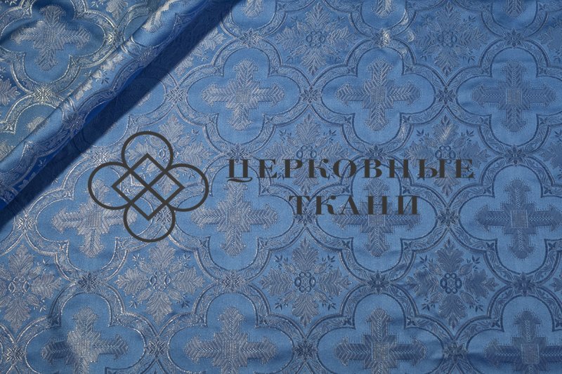 Church-fabric-blue-silver