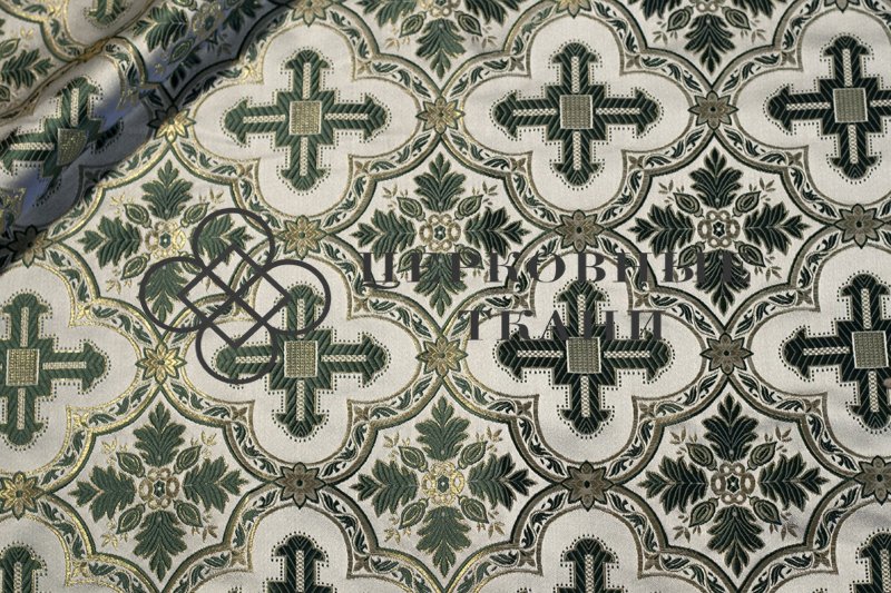 Church-fabric-white-green