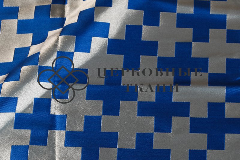 Greek-brocade-blue-silver-cross