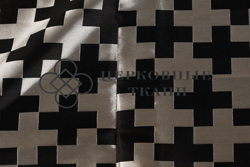 Greek-brocade-black-silver-cross